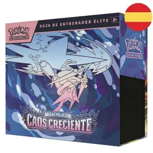 POKEMON CAJA DE ENTRENADOR ELITE MEGAEVOLUCION CAOS CRECIENTE