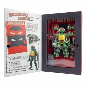 TORTUGAS NINJA - FIGURA + COMIC RAPHAEL EXCLUSIVE 13 CM